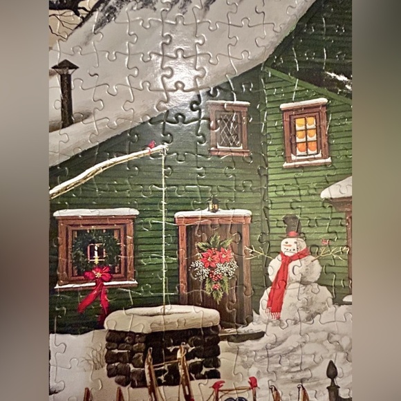 Charles Wysocki 500 Pc Puzzle Cocoa Break At The Copperfields Complete - Picture 5 of 7